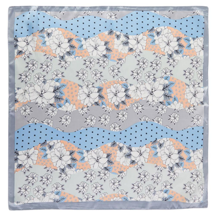 Western Wild Rag - Floral Patchwork (Grey)