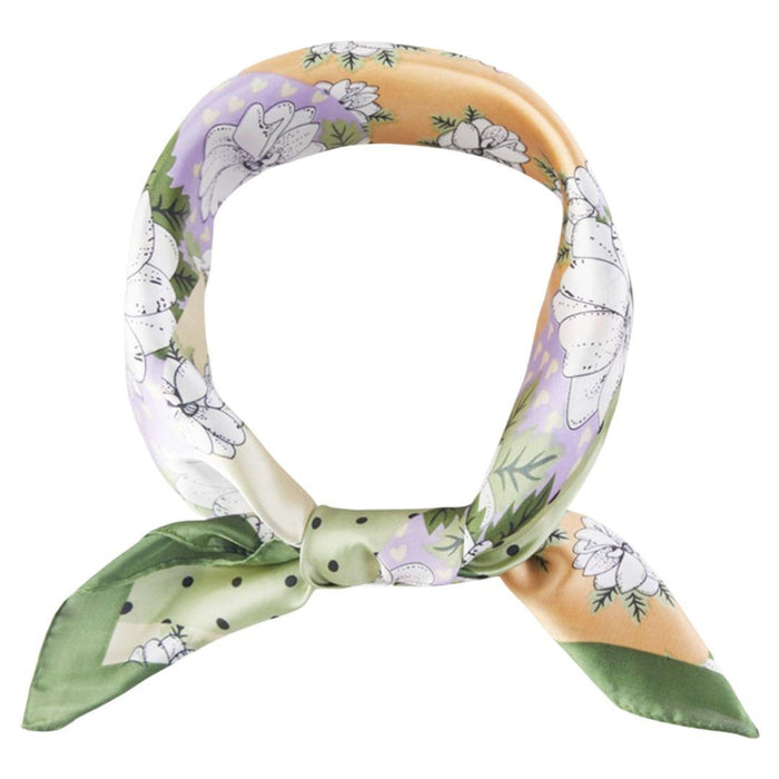 Western Wild Rag - Floral Patchwork (Olive)