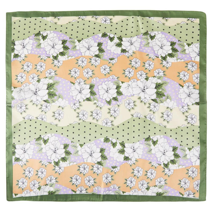 Western Wild Rag - Floral Patchwork (Olive)