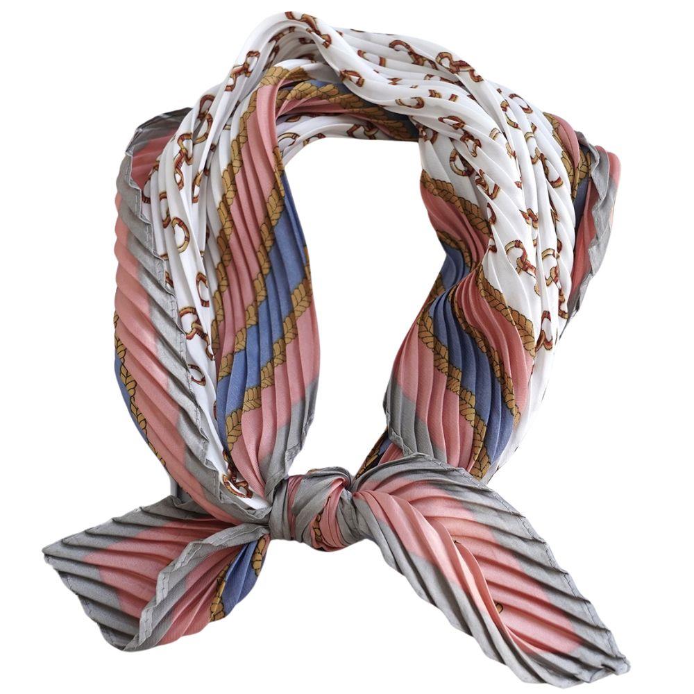 Western Wild Rag - Crinkle Chain (Pink)