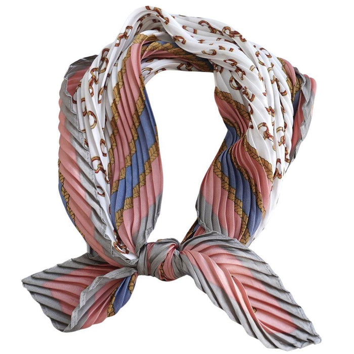 Western Wild Rag - Crinkle Chain (Pink)