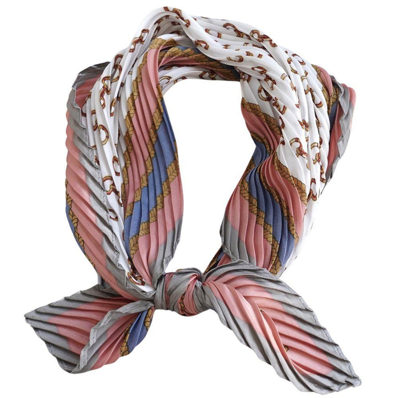 Western Wild Rag - Crinkle Chain (Pink)