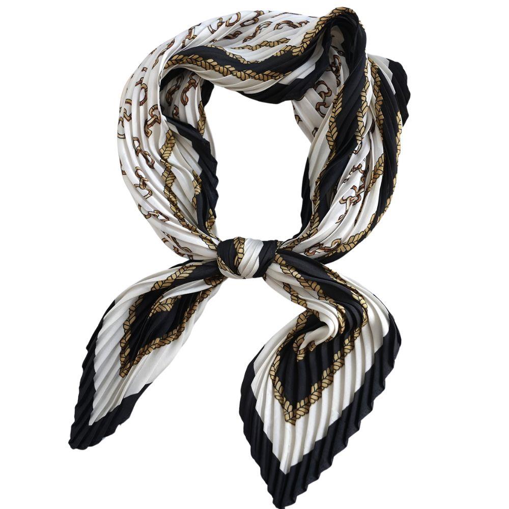 Western Wild Rag - Crinkle Chain (Black)