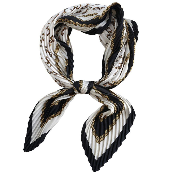 Western Wild Rag - Crinkle Chain (Black)