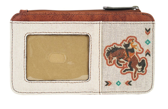 Justin Card Wallet - Bronco Cowgirl