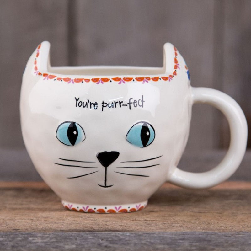 Folk Cat Mug