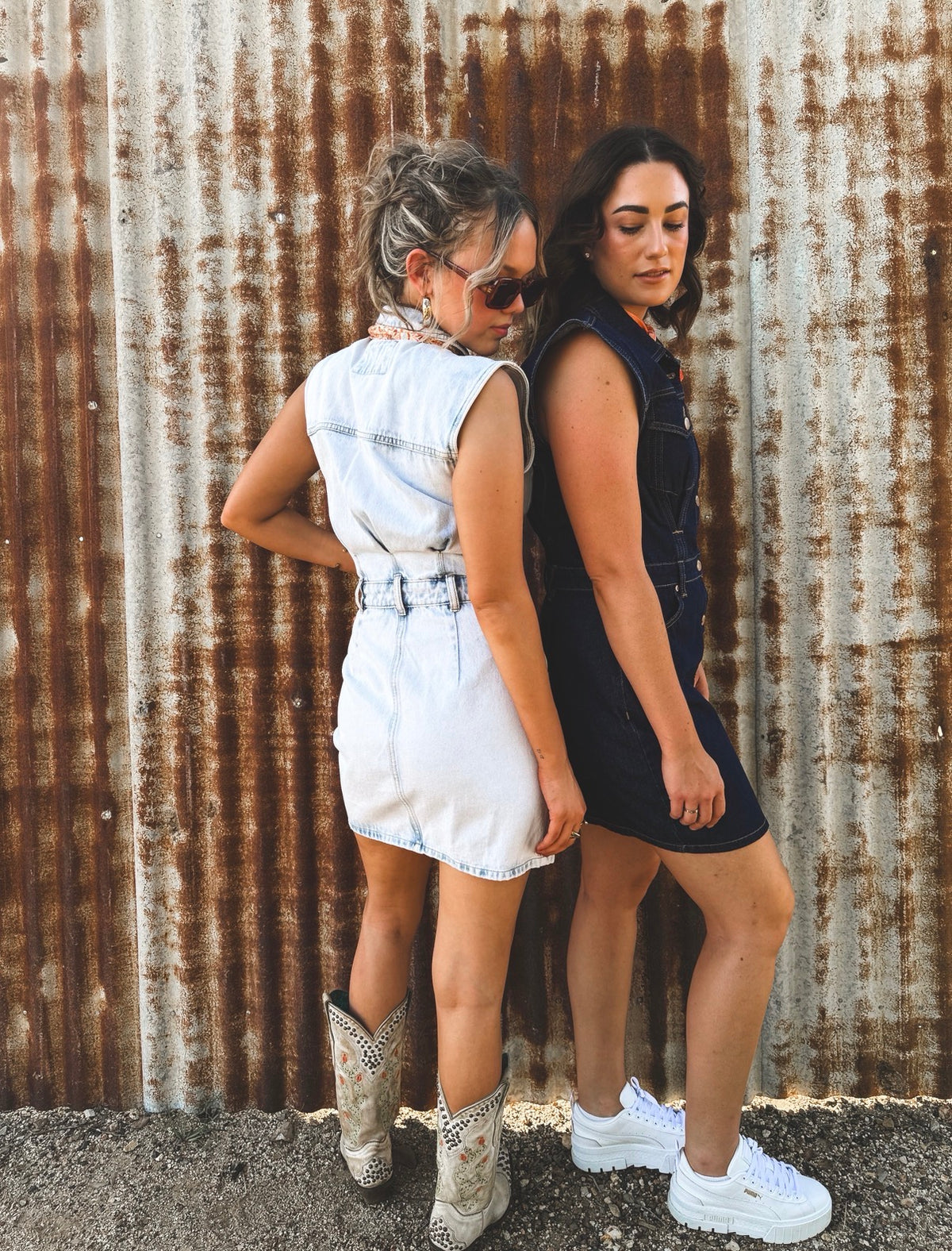 Kennedy Mini Dress - Bleach