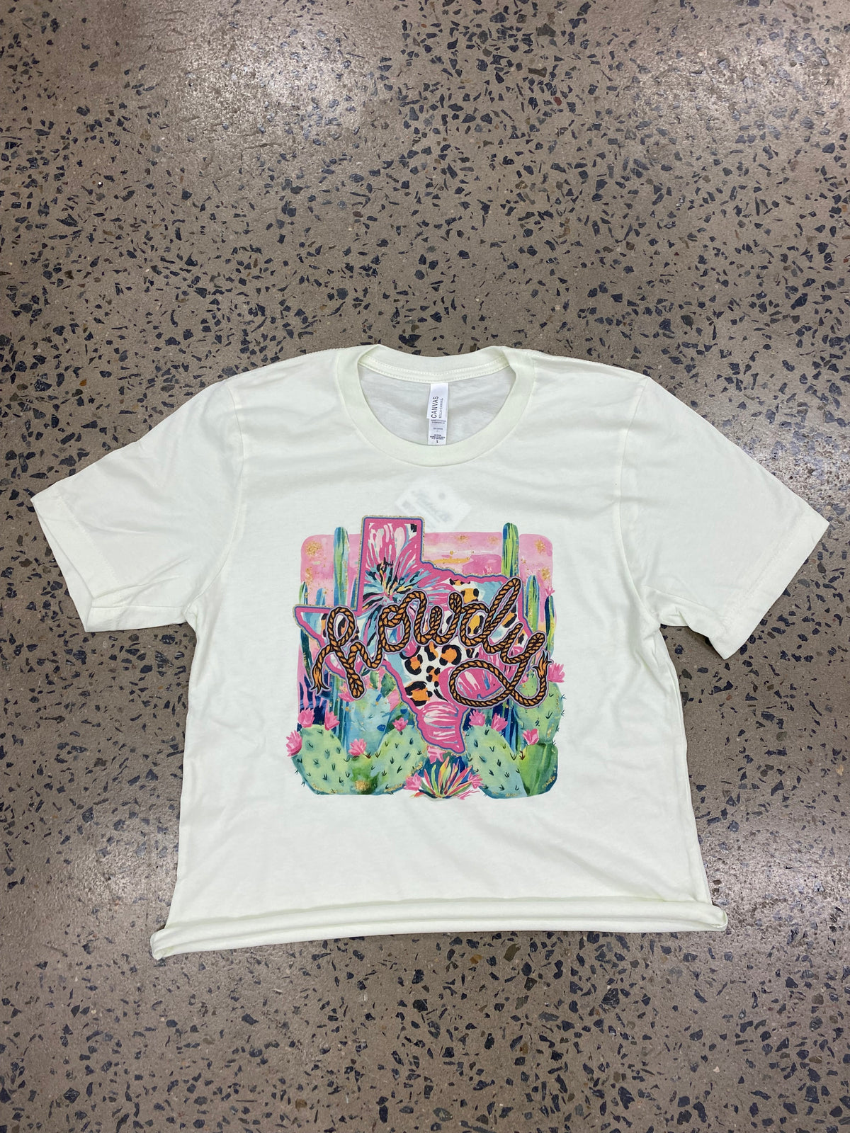 Howdy Texas Tee - Citron