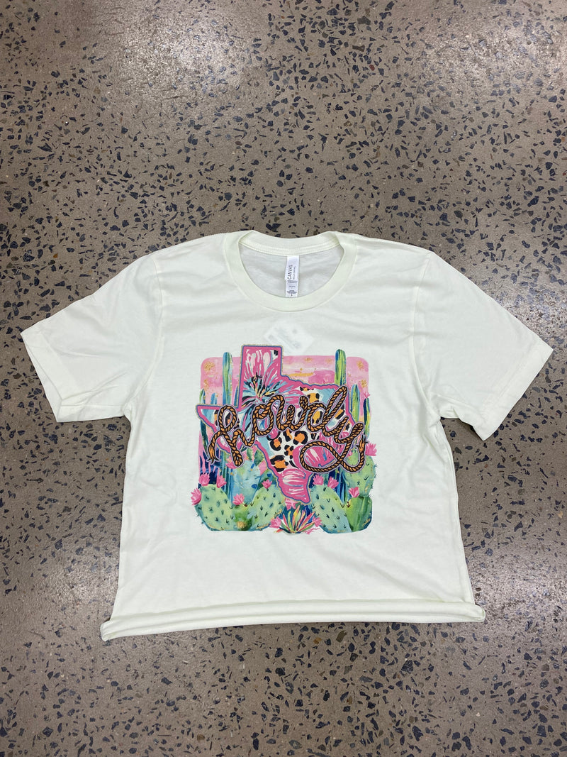 Howdy Texas Tee - Citron