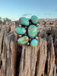 Wild Rag Slide - Oval Turquoise Cluster