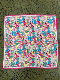 Western Wild Rag - Abstract Watercolour (Pink)