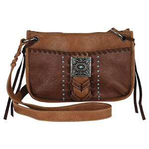Justin Handbag - Cognac Crossbody