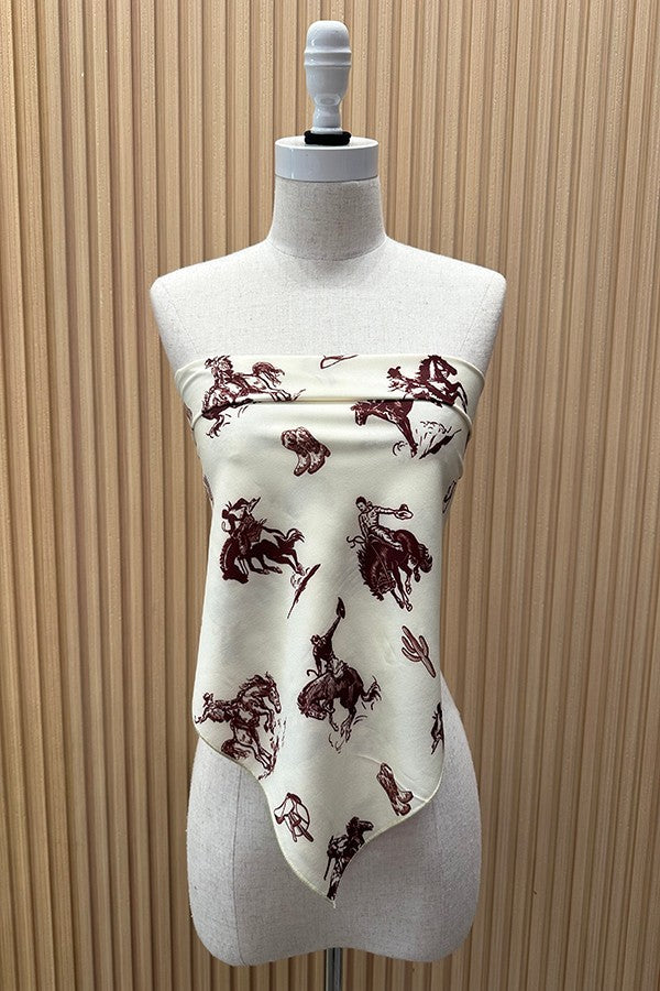 Western Wild Rag - Giddy Up Cactus