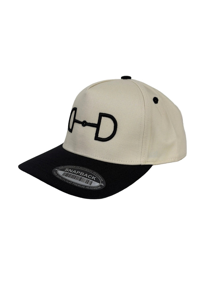 Embroidered Bit Cap - Black Natural