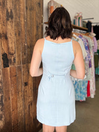 Peony Dress - Ice Blue