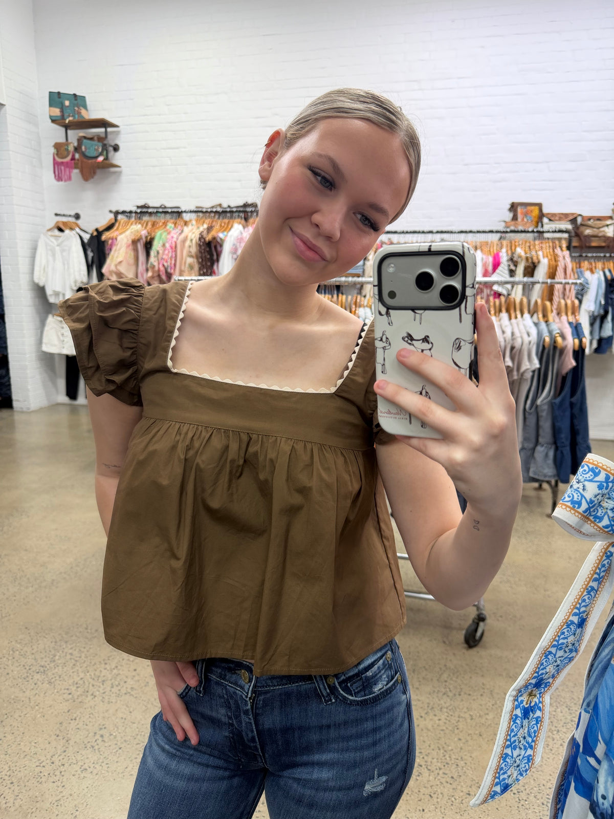 Eloise Top - Chocolate
