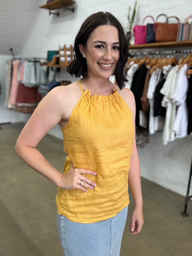 Emilia Top - Mustard