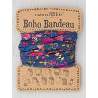 Boho Bandeau - Navy Wildflowers