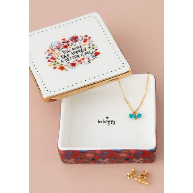 Trinket Dish - You Make The World A Better Place
