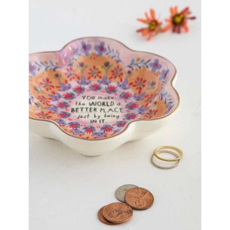Trinket Dish - You Make The World A Better Place