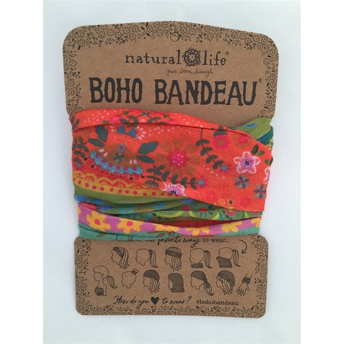 Boho Bandeau - Green & Orange