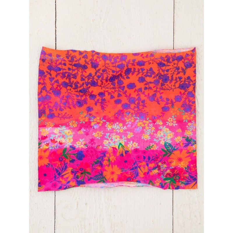 Boho Bandeau - Half Pink OM Border
