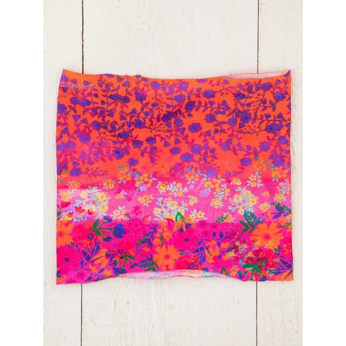 Boho Bandeau - Half Pink OM Border