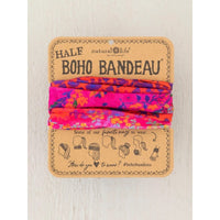Boho Bandeau - Half Pink OM Border