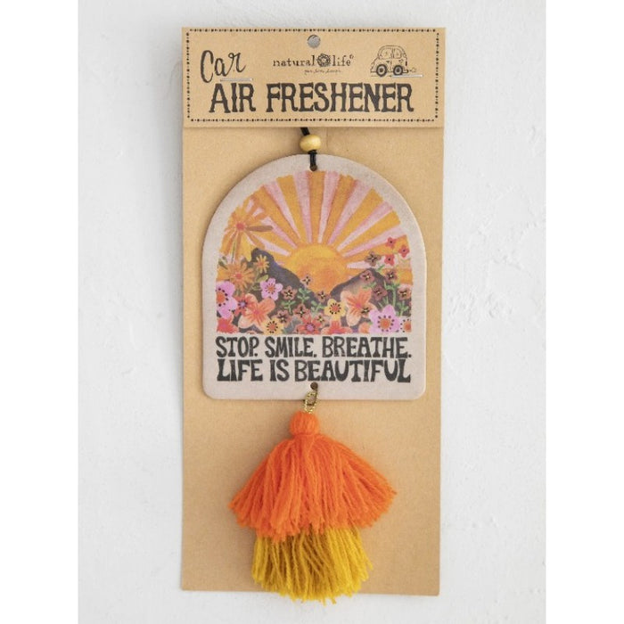 Air Freshener - Stop Smile and Breathe