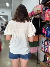Talia Top - Cream