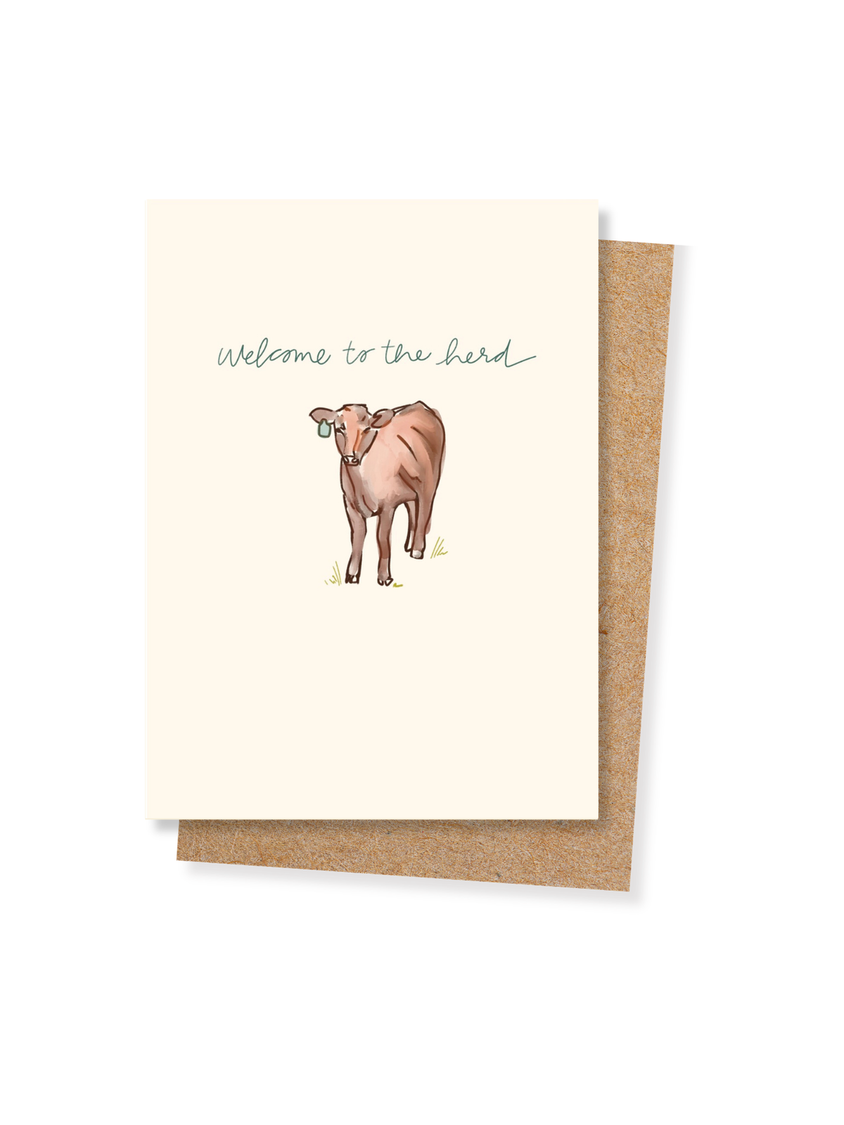 Baby Shower Card - Welcome To The Herd