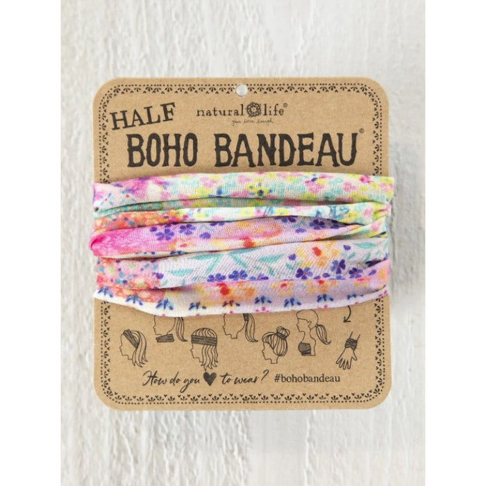 Boho Bandeau - Pink Water Clear Patchwork