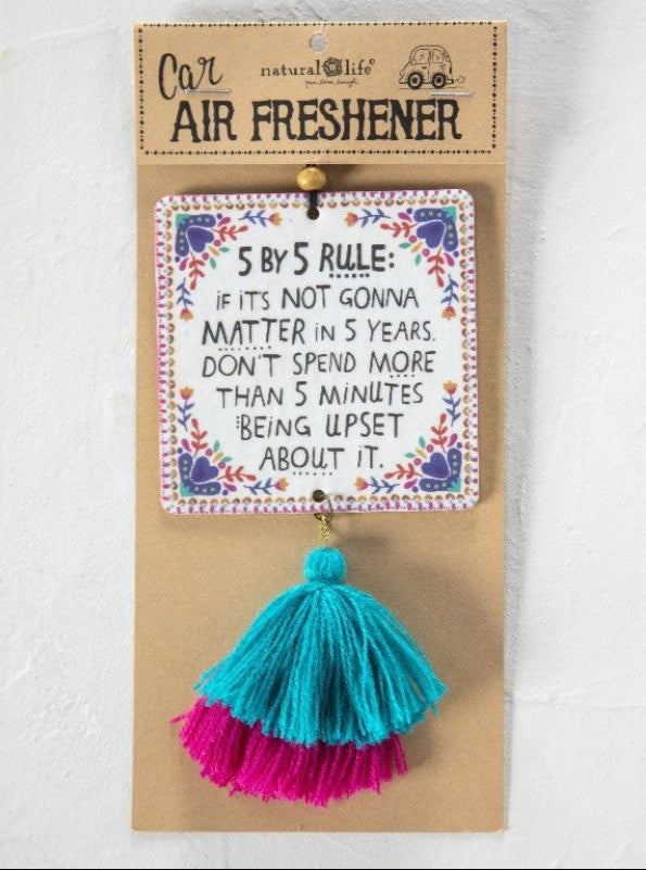 Air Freshener - 5 By 5 Rule