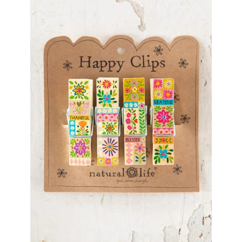 Chip Clip 4 pack - Thankful Grateful Bless