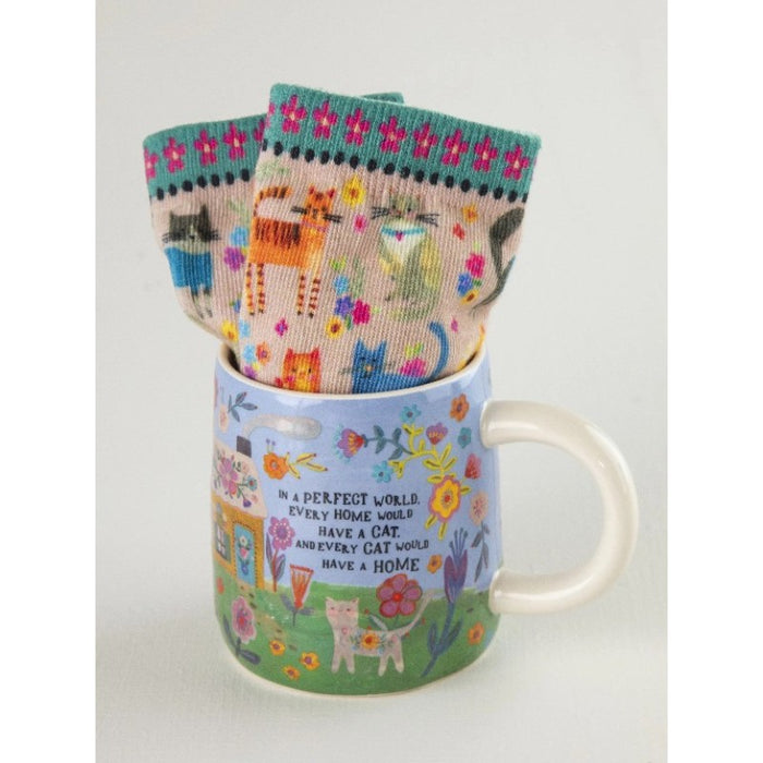 Mug & Socks Set - Every Cat Has A Home