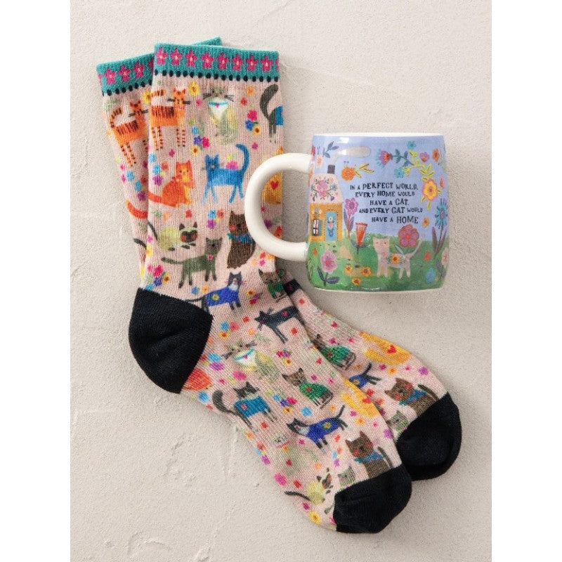 Mug & Socks Set - Every Cat Has A Home