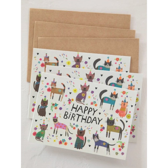 Greeting Card - Birthday Cats