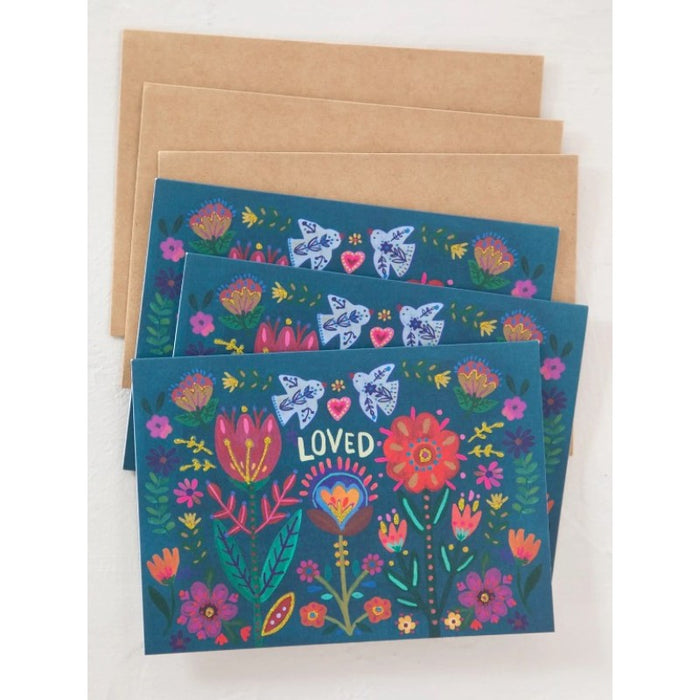Greeting Card - Floral Loved