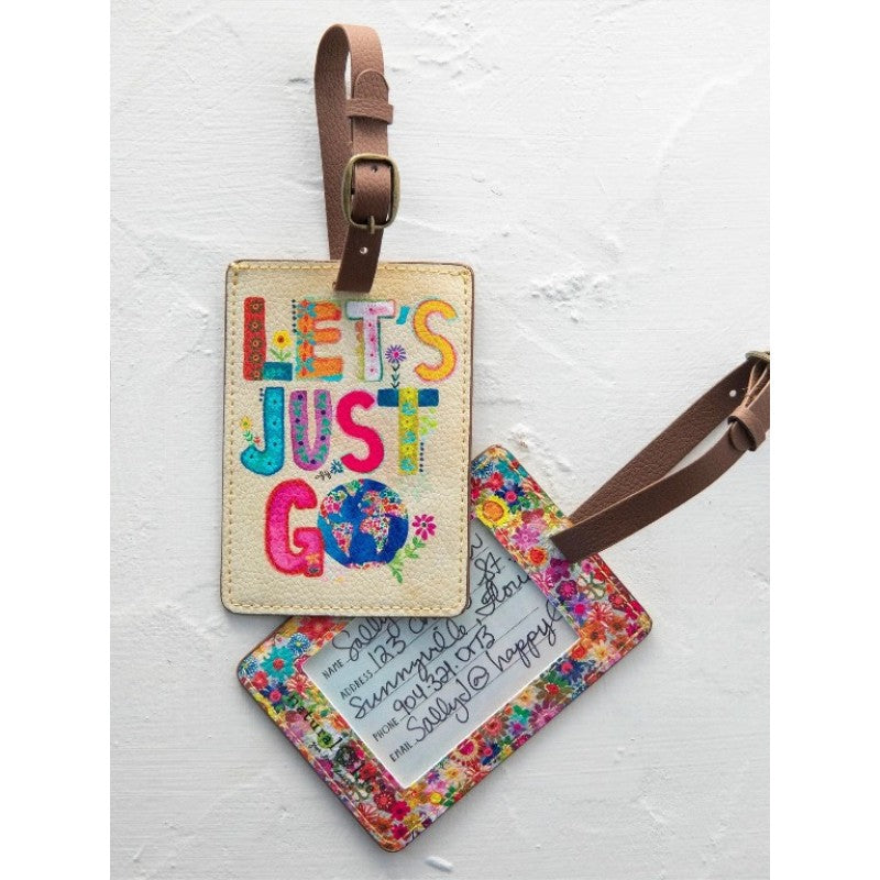 Travel Happy- Luggage Tag Cream