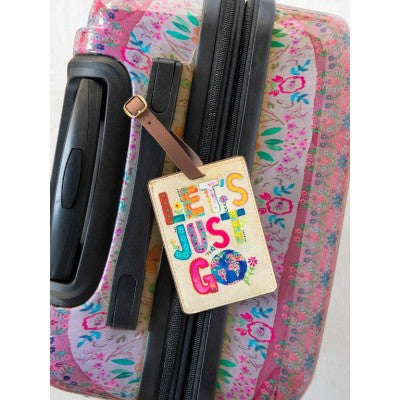 Travel Happy- Luggage Tag Cream