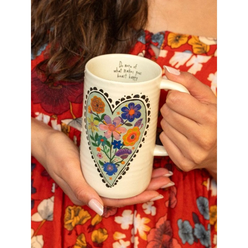 Latte Mug- Make Your Heart Happy