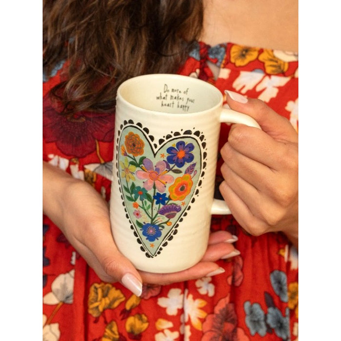 Latte Mug- Make Your Heart Happy