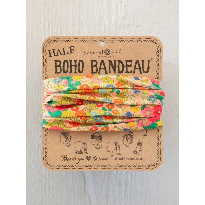 Boho Bandeau - Half Vintage Garden Peach