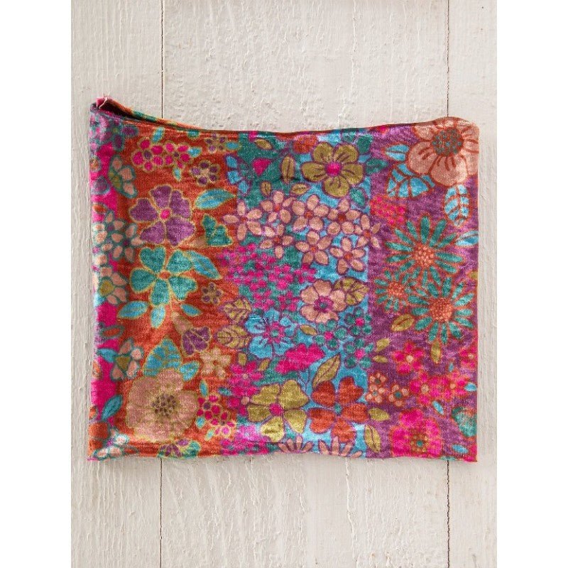 Boho Bandeau - Velvet 70's Stripe Plum