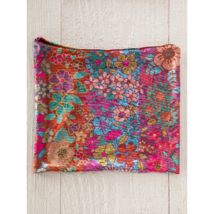 Boho Bandeau - Velvet 70's Stripe Plum