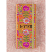 Sticky Note Book - Mustard Folk Flower