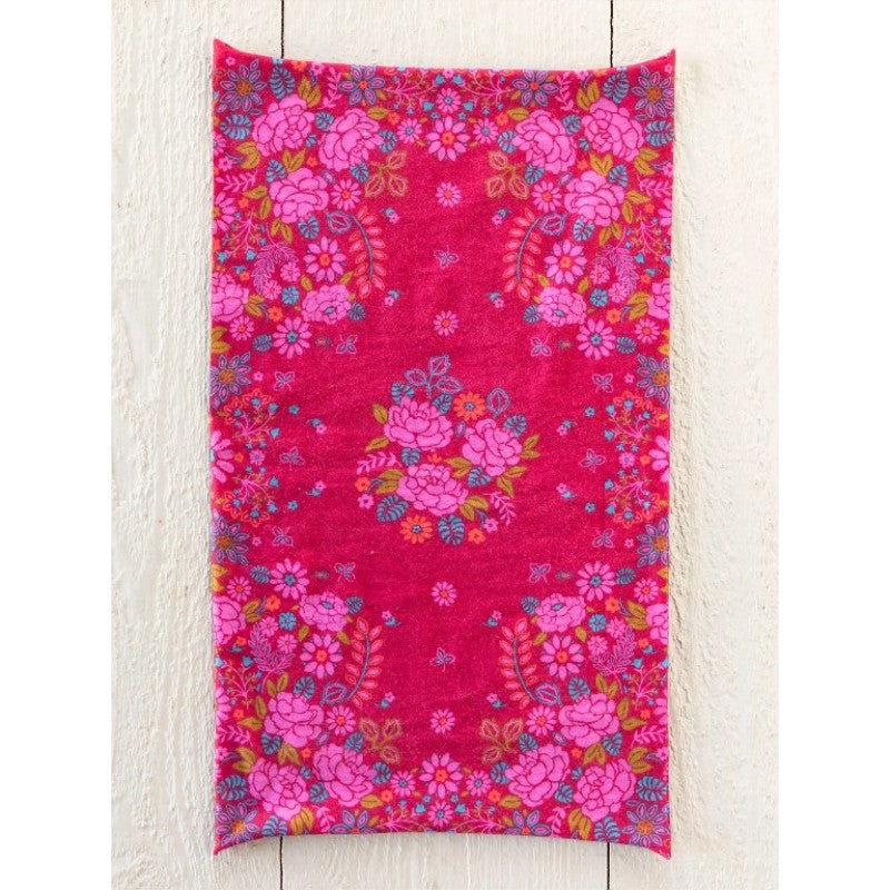 Boho Bandeau - Merlot Floral Bandana