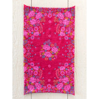 Boho Bandeau - Merlot Floral Bandana