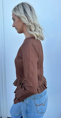 LJC Freddie Top - Chocolate