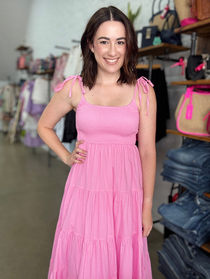 Annika Dress - Soft Pink